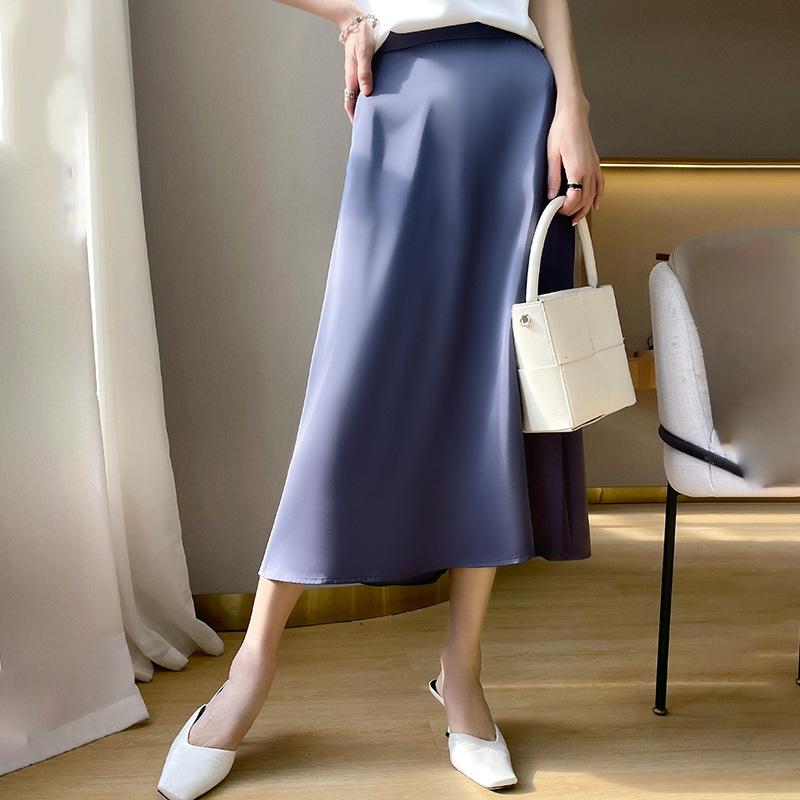 Acetate Satin Fabric Skirt Summer New High-waisted Slim Temperament High-end Women s Midi Skirt XXL
Acetate Satin Fabric Skirt Summer New High-waisted Slim Temperament High-end Women s Midi Skirt XXL