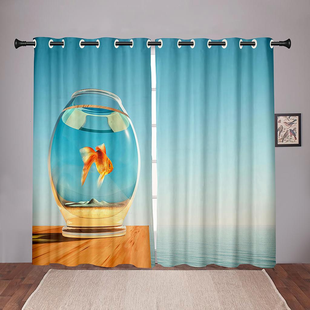 Золотой аквариум с рыбками, животными, океаном, пляжем, шахматная доска, занавески для окон, детская спальня, гостиная, холл, декор кухни, занавеска W50 X H130(CM)X2&Grommet Top
Золотой аквариум с рыбками, животными, океаном, пляжем, шахматная доска, занавески для окон, детская спальня, гостиная, холл, декор кухни, занавеска W50 X H130(CM)X2&Grommet Top