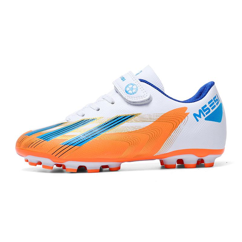 New lace-up-free Velcro football shoes boys and girls children broken nails primary school students long nails competition training 28
New lace-up-free Velcro football shoes boys and girls children broken nails primary school students long nails competition training 28