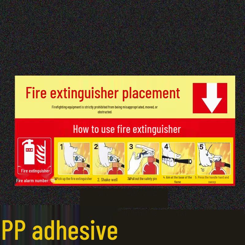 Fire Extinguisher & Hydrant Use Instruction Signs
Fire Extinguisher & Hydrant Use Instruction Signs