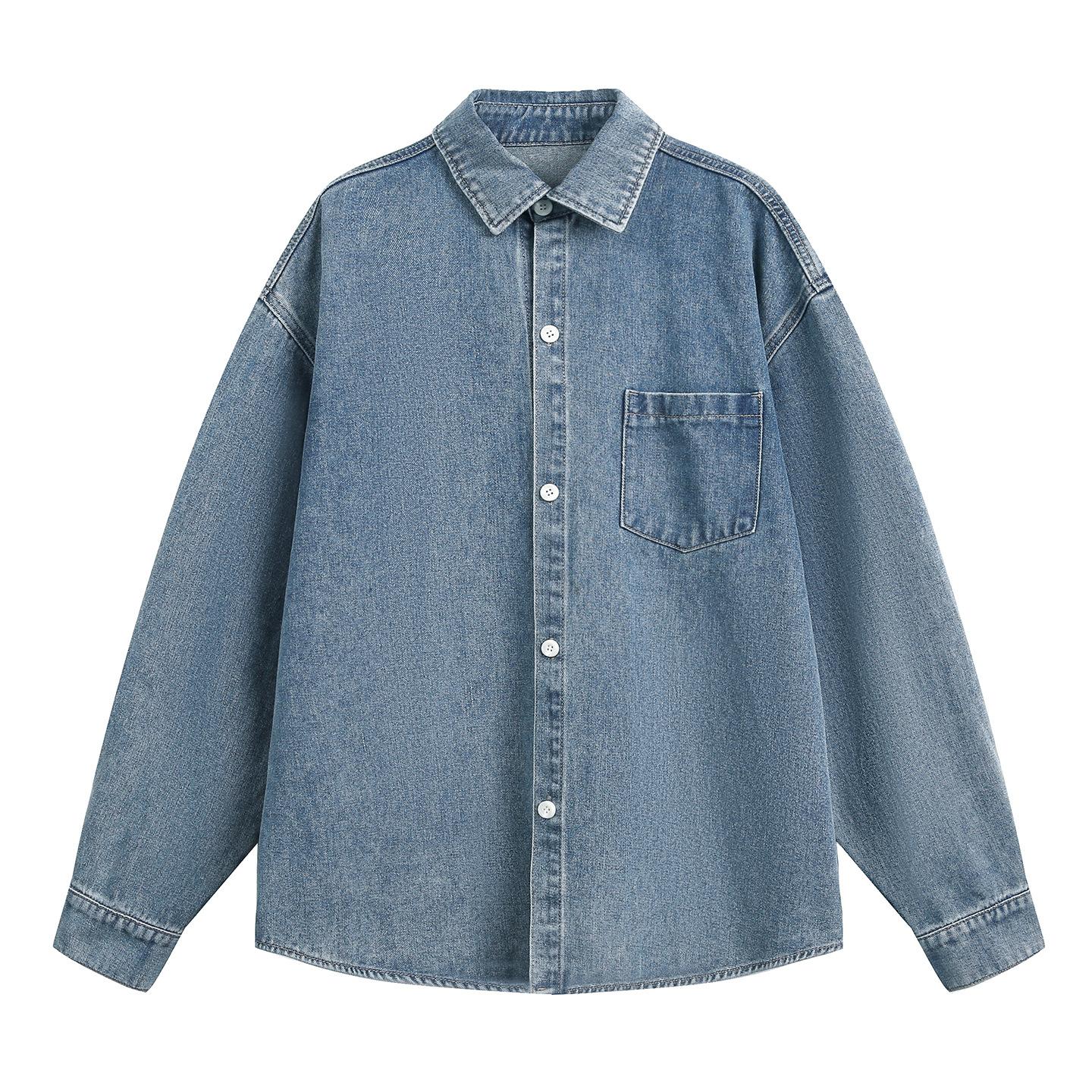 Мужская джинсовая рубашка с длинным рукавом, обычного кроя, джинсовые рубашки для мужчин, повседневная однотонная, на пуговицах, рабочая, ковбойская рубашка XXL
Мужская джинсовая рубашка с длинным рукавом, обычного кроя, джинсовые рубашки для мужчин, повседневная однотонная, на пуговицах, рабочая, ковбойская рубашка XXL
