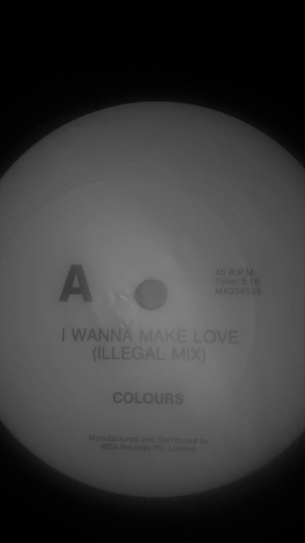 12inch Record COLOURS - I Wanna Make Love NONE Not On Label Australia Dance & Electronica Used
12inch Record COLOURS - I Wanna Make Love NONE Not On Label Australia Dance & Electronica Used