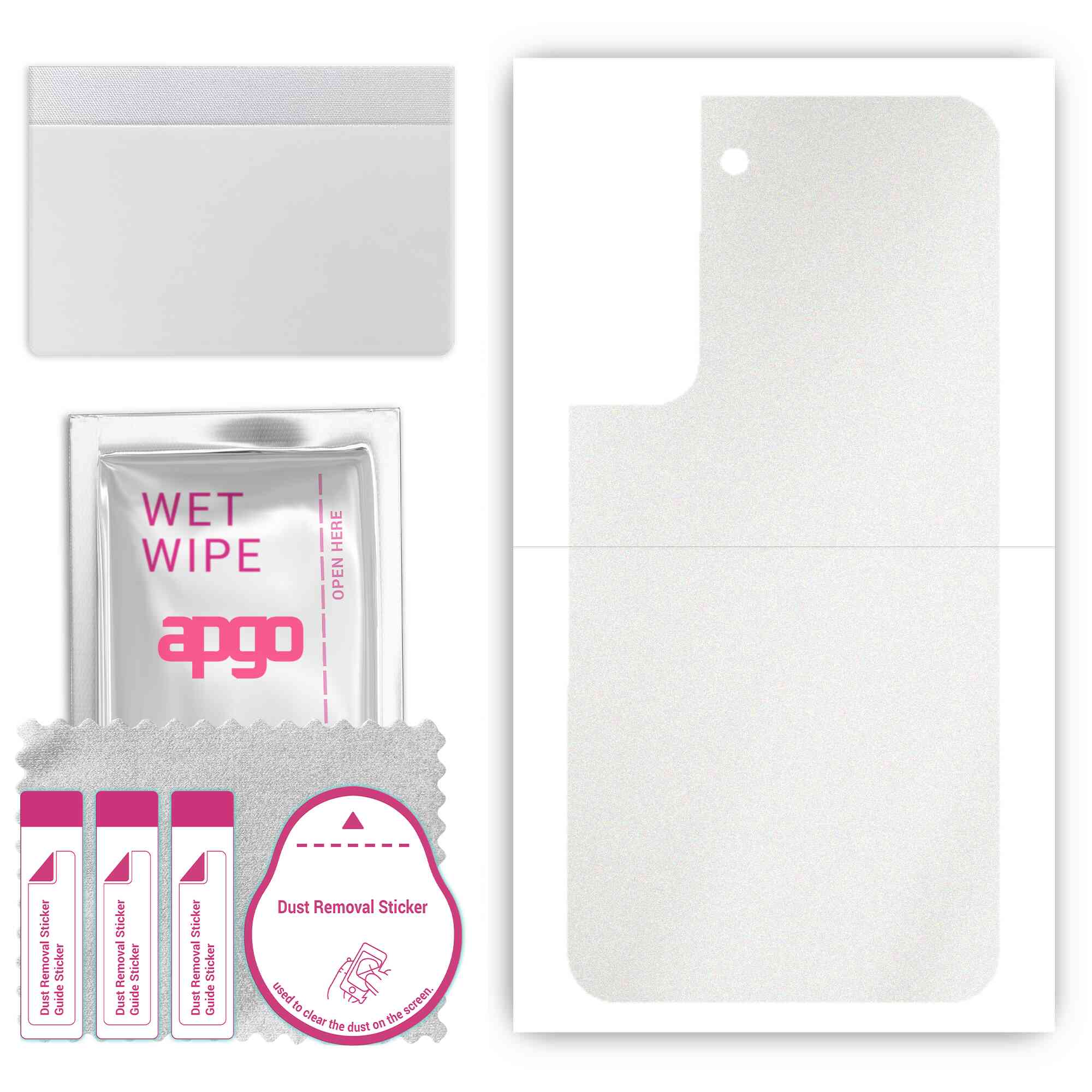 apgo Protective Skin Sticker for the back compatible with Samsung Galaxy S22, Wrap Film, Foil, Vinyl - Pattern Matte Transparent
apgo Protective Skin Sticker for the back compatible with Samsung Galaxy S22, Wrap Film, Foil, Vinyl - Pattern Matte Transparent