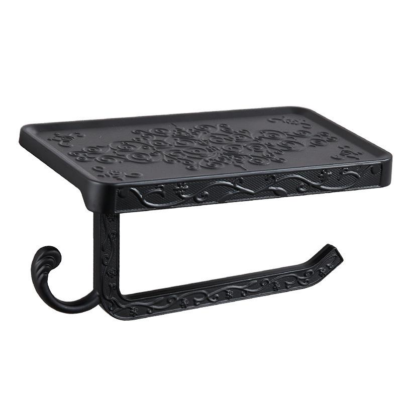 Винтажный латунный держатель для туалетной бумаги с полкой - Элегантный настенный антикварный диспенсер для рулона туалетной бумаги, металлический аксессуар для ванной комнаты чёрный
Винтажный латунный держатель для туалетной бумаги с полкой - Элегантный настенный антикварный диспенсер для рулона туалетной бумаги, металлический аксессуар для ванной комнаты чёрный