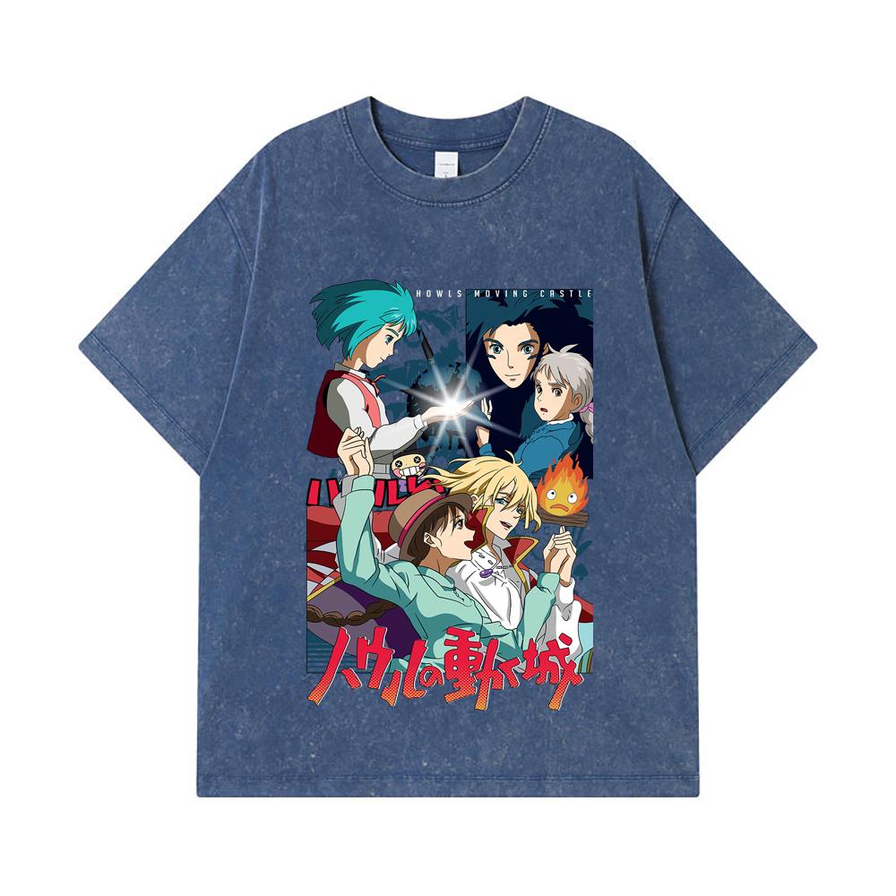 275 GSM Washed T-shirts 100% Cotton Ghibli V2 Howl Moving Castle Print Unisex Heavy Cotton T Shirt 2XL королівський синій колір
275 GSM Washed T-shirts 100% Cotton Ghibli V2 Howl Moving Castle Print Unisex Heavy Cotton T Shirt 2XL королівський синій колір