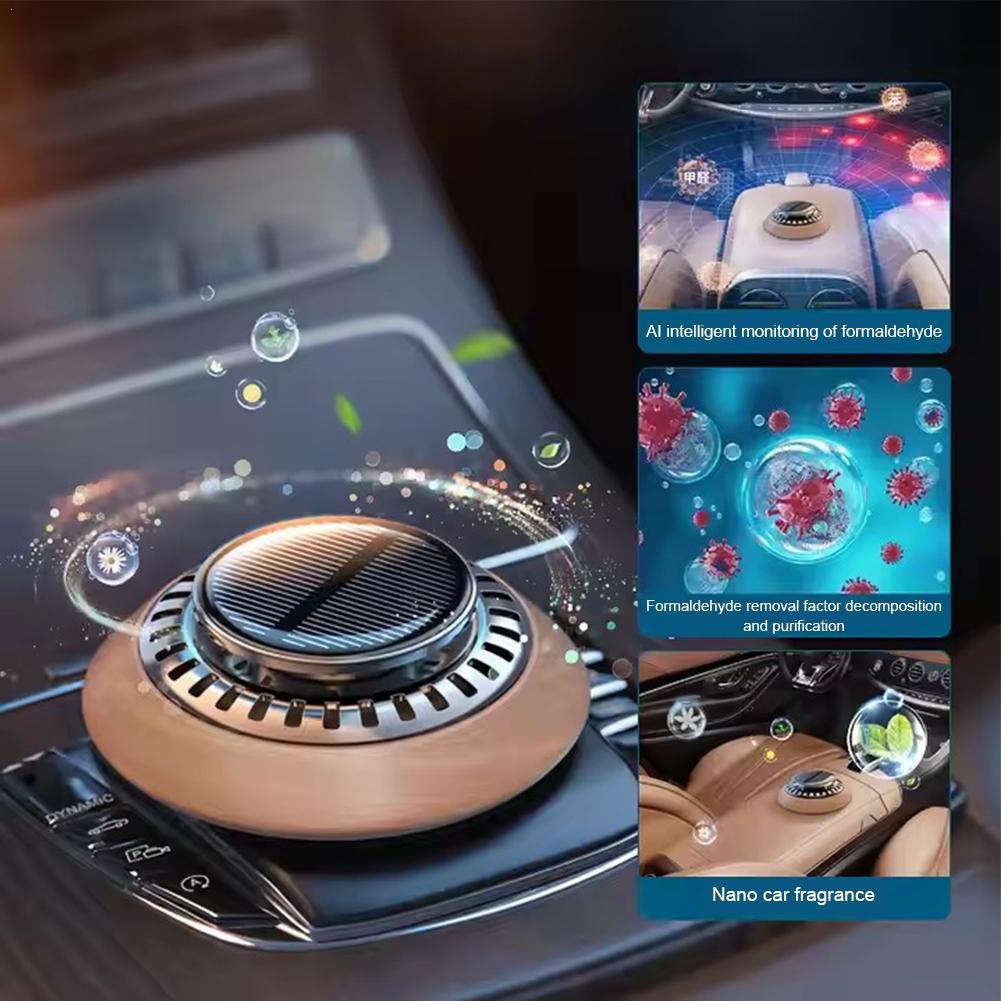 Car Aromatherapy New Luxury Solid Wood Solar Aromatherapy Rotatable With Light Car Perfume Wood Air Freshener Car Accessories
Car Aromatherapy New Luxury Solid Wood Solar Aromatherapy Rotatable With Light Car Perfume Wood Air Freshener Car Accessories