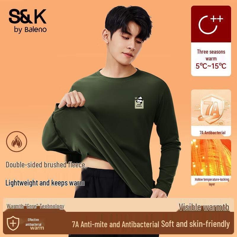 Baleno S&K Men s Thermal Double-Fleece Long-Sleeve T-Shirt 2XL
Baleno S&K Men s Thermal Double-Fleece Long-Sleeve T-Shirt 2XL