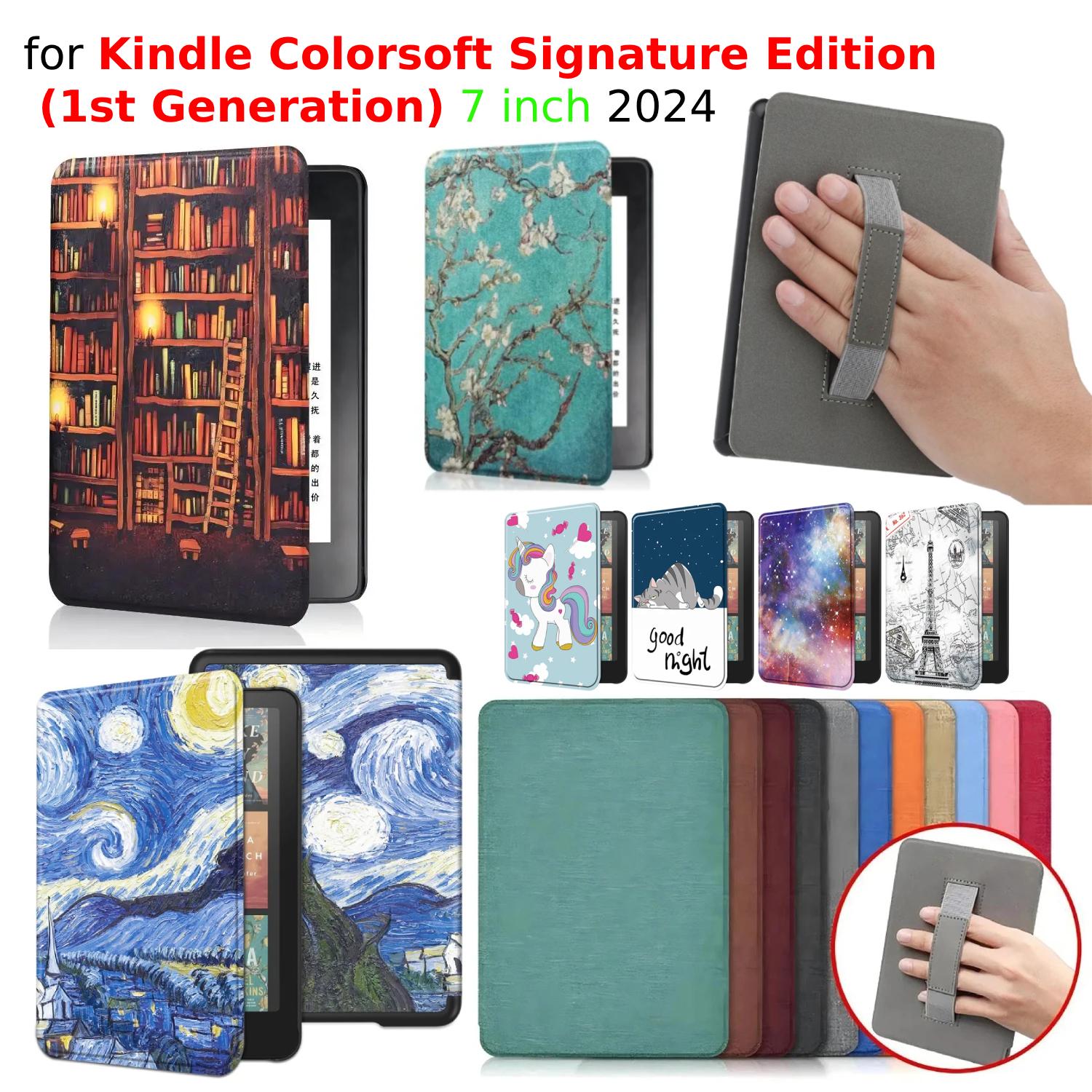 For Kindle Colorsoft Signature Edition 1st Generation Case 7 inch 2024 Leather Case with Hand Strap Auto Wake Sleep Cover Funda Colorsoft Signature
For Kindle Colorsoft Signature Edition 1st Generation Case 7 inch 2024 Leather Case with Hand Strap Auto Wake Sleep Cover Funda Colorsoft Signature