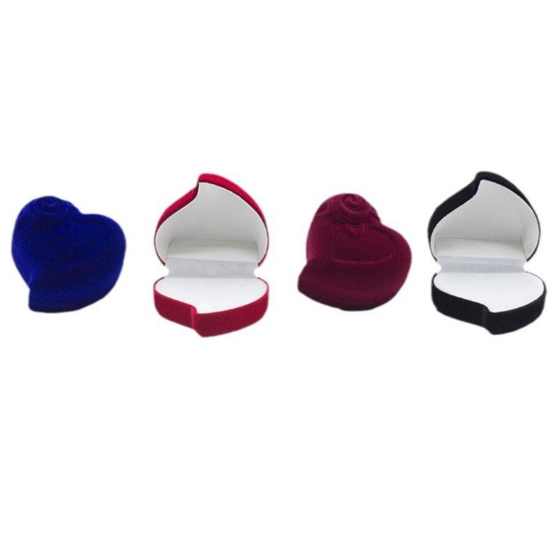 Luxury Heart-Shaped Wedding Ring Box Jewelry Display Storage Box Engagement Rose Flower Design Ring Box Couple Gifts Box
Luxury Heart-Shaped Wedding Ring Box Jewelry Display Storage Box Engagement Rose Flower Design Ring Box Couple Gifts Box