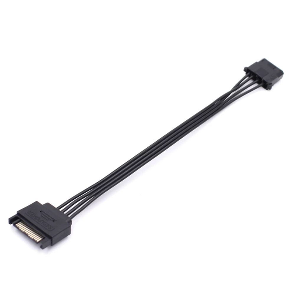 SATA Male 4-контактный адаптер D-образной головки Кабель-адаптер SATA-IDE Кабель SATA Кабель-удлинитель адаптера питания
SATA Male 4-контактный адаптер D-образной головки Кабель-адаптер SATA-IDE Кабель SATA Кабель-удлинитель адаптера питания