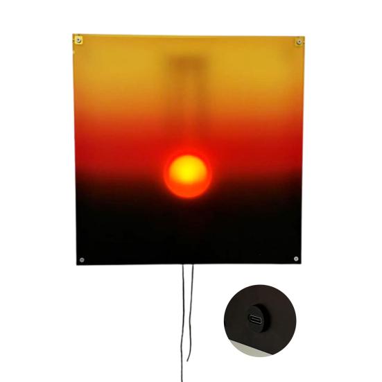 Sunrise Wall Lamp Daily Calm Moments with Manual Sun Movement Kinetic Wall Sconce USB-Charging
Sunrise Wall Lamp Daily Calm Moments with Manual Sun Movement Kinetic Wall Sconce USB-Charging