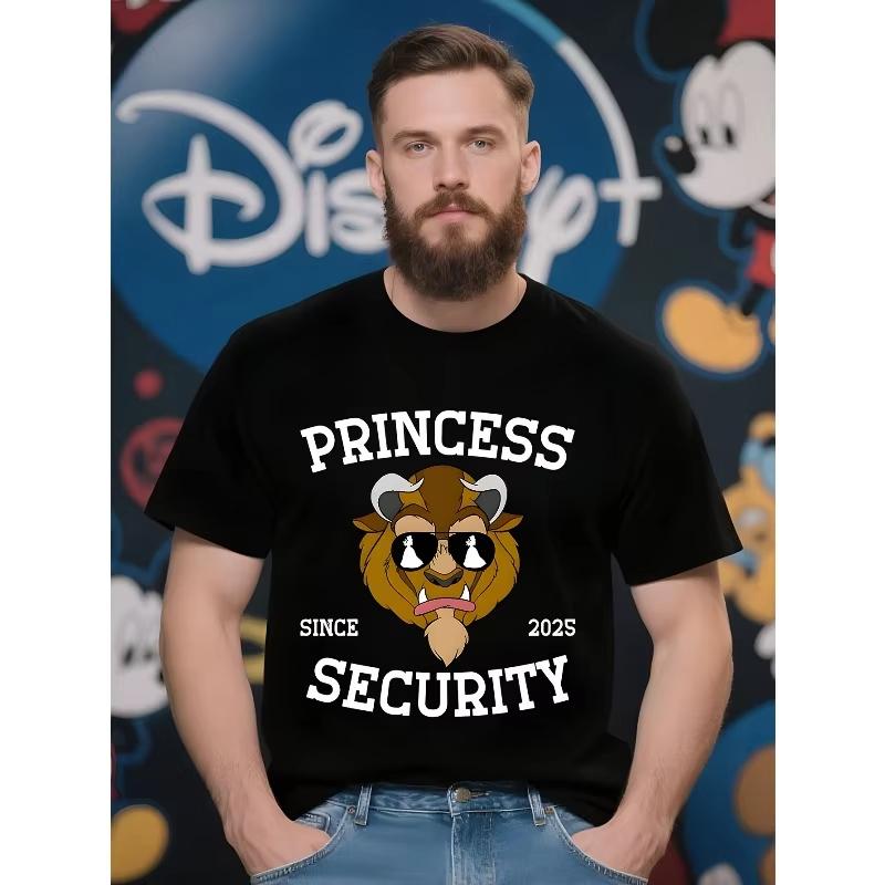 Summer Disney Funny Princess Security Beast Character Pattern Printed Tshirt Mens Fashion Round Neck Top Disney Park Family Tour XL
Summer Disney Funny Princess Security Beast Character Pattern Printed Tshirt Mens Fashion Round Neck Top Disney Park Family Tour XL