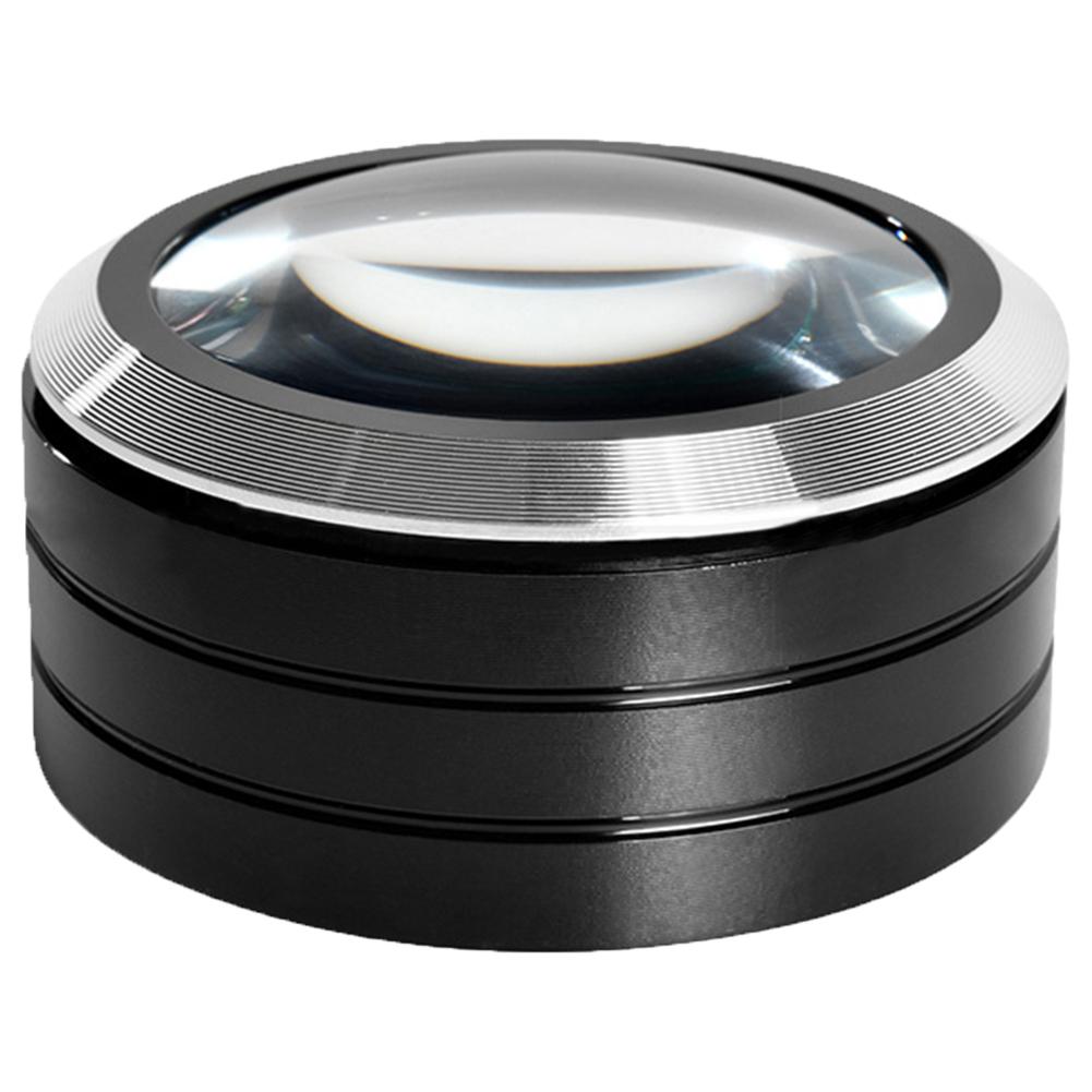 5X Dome Desktop Magnifying Glass 70mm Optical Glass 6 LED Lens Reading Magnifier for Reading Books Fine Print Studying Map Coins срібний
5X Dome Desktop Magnifying Glass 70mm Optical Glass 6 LED Lens Reading Magnifier for Reading Books Fine Print Studying Map Coins срібний