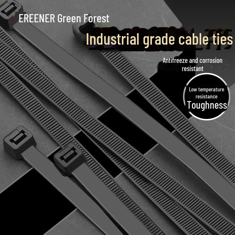 Green Forest Self-Locking Nylon Cable Ties - White & Black, Durable Fastening Solution 4.8*200, 200 pcs чорний
Green Forest Self-Locking Nylon Cable Ties - White & Black, Durable Fastening Solution 4.8*200, 200 pcs чорний