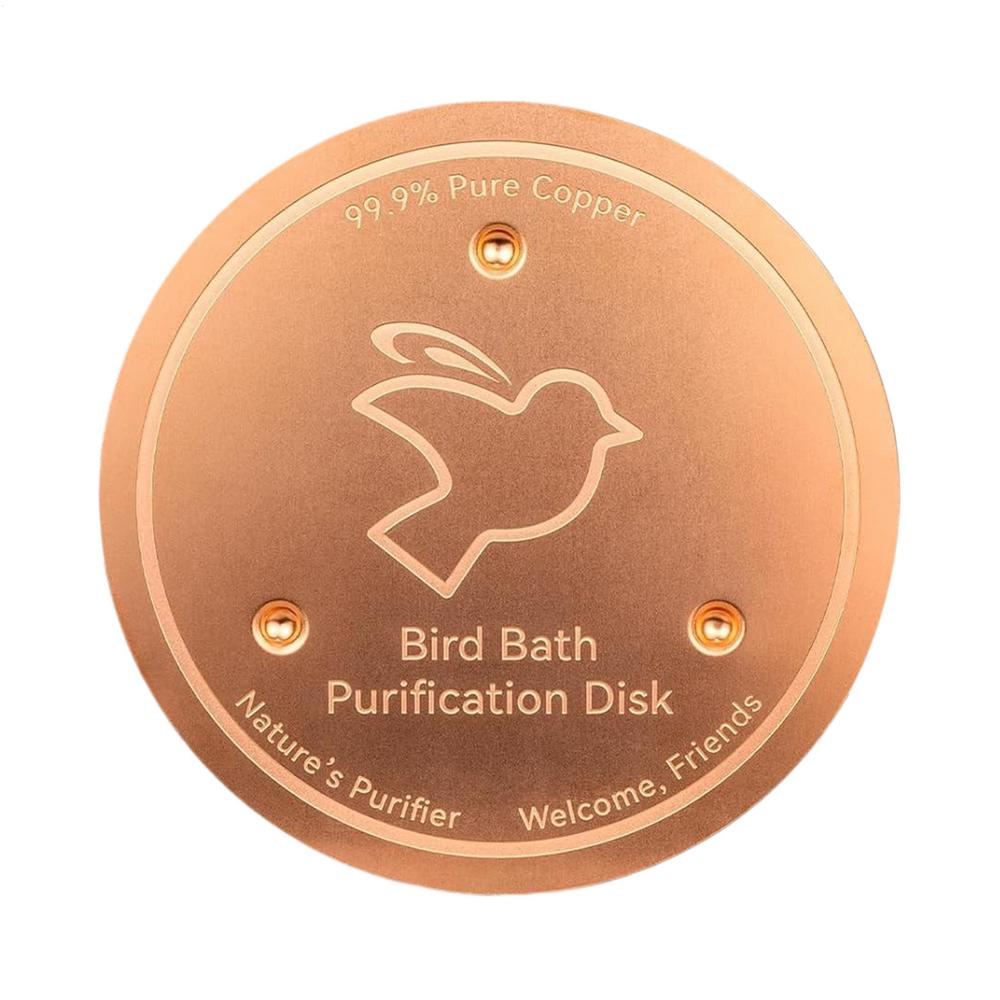 Copper Disk For Bird Bath Bath Disk Ornaments Feeder Accessories Triple-Point Support Purifier Plate For Patio Fountain Garden
Copper Disk For Bird Bath Bath Disk Ornaments Feeder Accessories Triple-Point Support Purifier Plate For Patio Fountain Garden