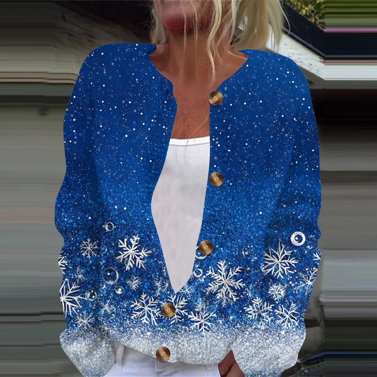 Женская модная принтованная куртка с длинным рукавом и вязанным кардиганом на пуговицах XXXL
Женская модная принтованная куртка с длинным рукавом и вязанным кардиганом на пуговицах XXXL