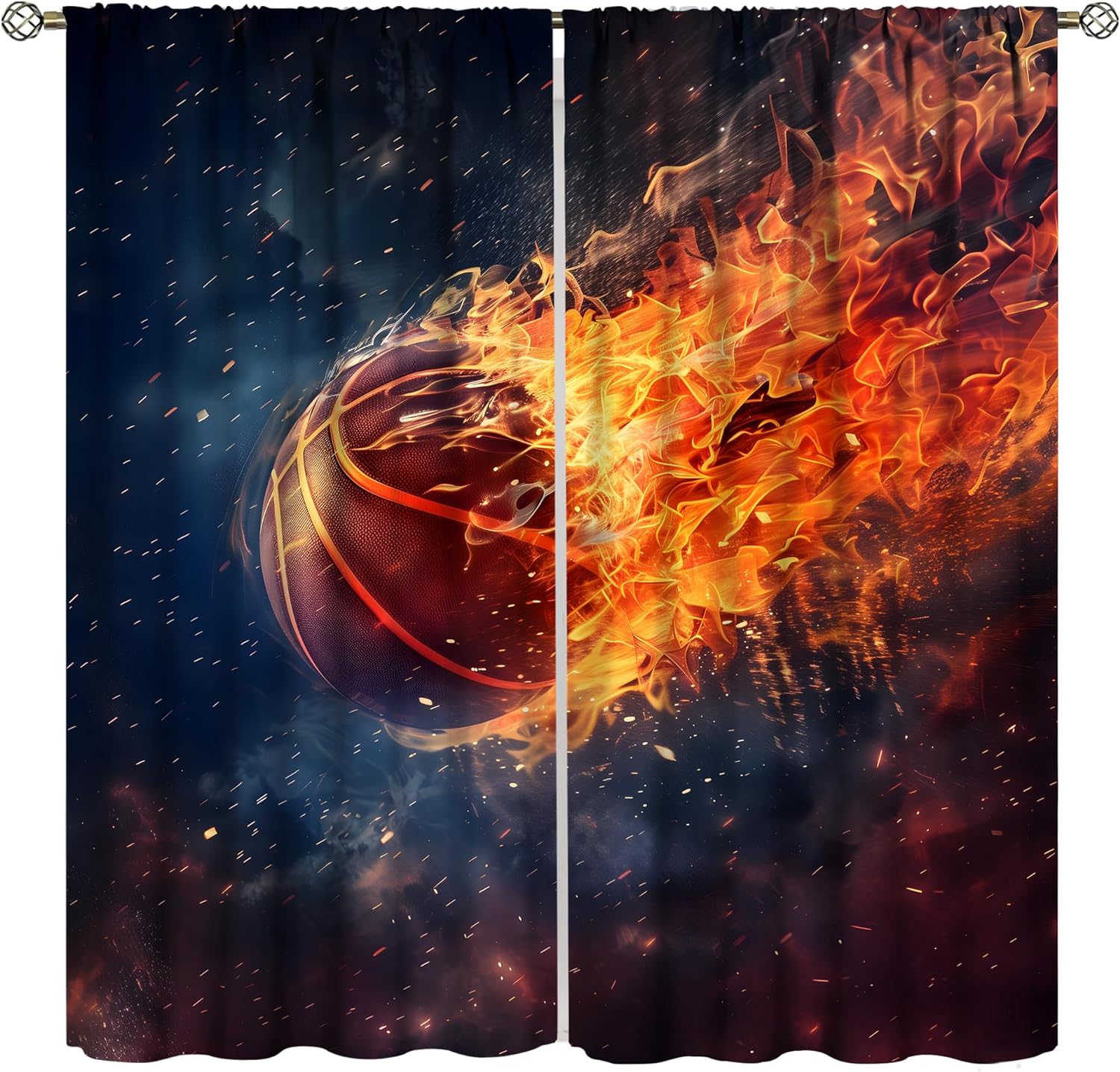 Баскетбол Тонкие шторы Спальня для мальчиков Детские Спортивные шторы на тему Игровые игры Крутое искусство Подростки Декор комнаты для мальчиков Гостиная Затемнение 100W130H(CM)40x51in&Grommet Top
Баскетбол Тонкие шторы Спальня для мальчиков Детские Спортивные шторы на тему Игровые игры Крутое искусство Подростки Декор комнаты для мальчиков Гостиная Затемнение 100W130H(CM)40x51in&Grommet Top