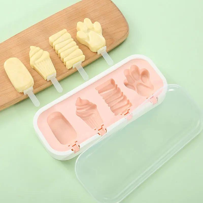 BPA Free Reusable Ice Cream Mold Popsicles Molds Kids Baby Cute Shapes Silicone Mini Popsicle Molds Popsicle Maker Homemade Set
BPA Free Reusable Ice Cream Mold Popsicles Molds Kids Baby Cute Shapes Silicone Mini Popsicle Molds Popsicle Maker Homemade Set