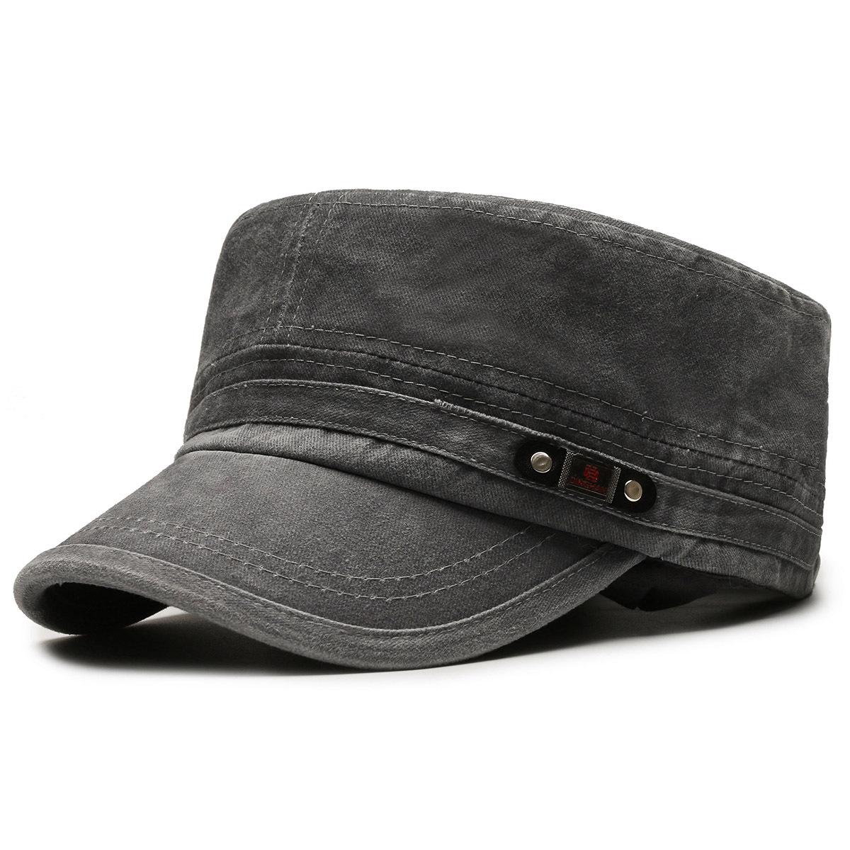 Men s Washed Distressed Flat-Top Baseball Cap - Versatile Cotton Fashion for Autumn & Winter, European & American Style Adjustable сірий колір
Men s Washed Distressed Flat-Top Baseball Cap - Versatile Cotton Fashion for Autumn & Winter, European & American Style Adjustable сірий колір