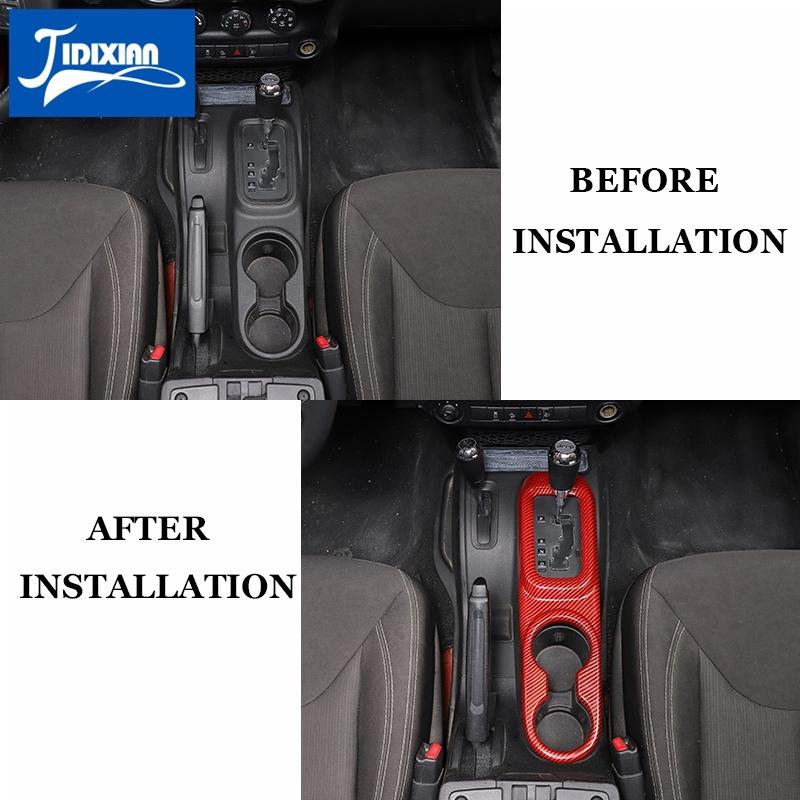 JIDIXIAN ABS Car Interior Gear Panel Front Cup Holder Decoration Cover Sticker for Jeep Wrangler JK 2011-2017 Car Accessories
JIDIXIAN ABS Car Interior Gear Panel Front Cup Holder Decoration Cover Sticker for Jeep Wrangler JK 2011-2017 Car Accessories
