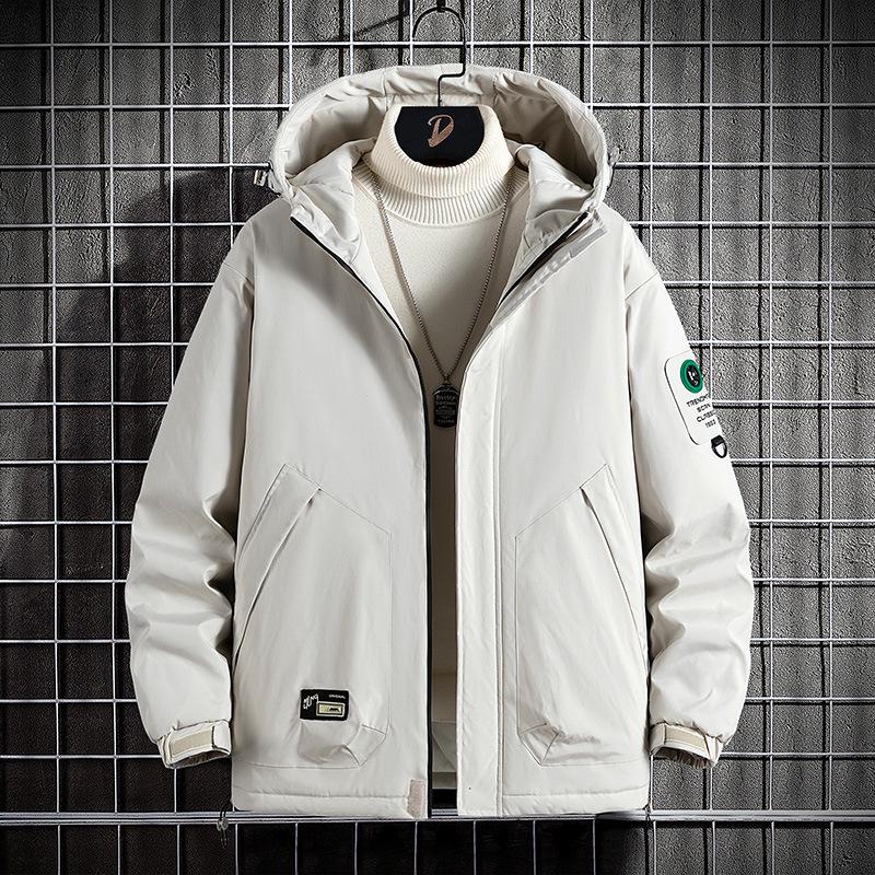 Men s Winter Hooded Cotton Jacket: Thick, Warm, Trendy Workwear L бежевий
Men s Winter Hooded Cotton Jacket: Thick, Warm, Trendy Workwear L бежевий