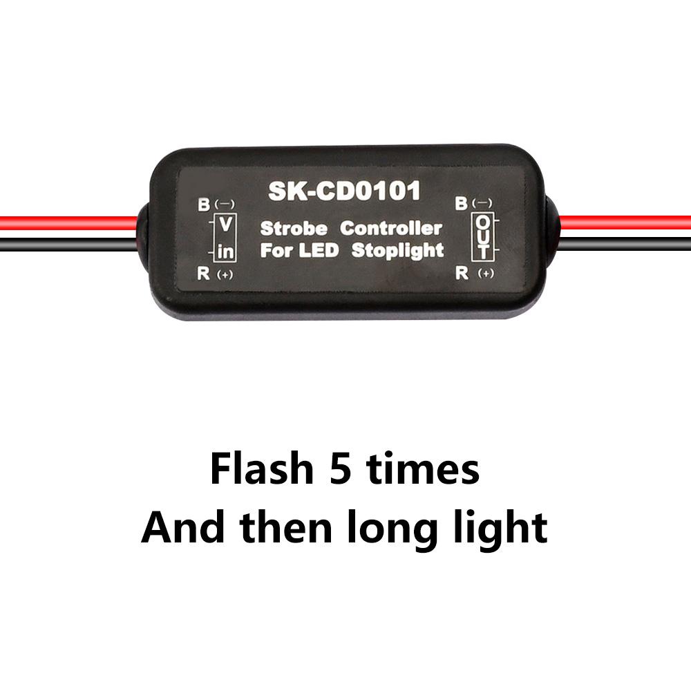 Flash Strobe Controller Flasher Module For Car LED Brake Stop Light Lamp CD0102 CD0101 CD0100 12V/24V Short Circuit Protection
Flash Strobe Controller Flasher Module For Car LED Brake Stop Light Lamp CD0102 CD0101 CD0100 12V/24V Short Circuit Protection