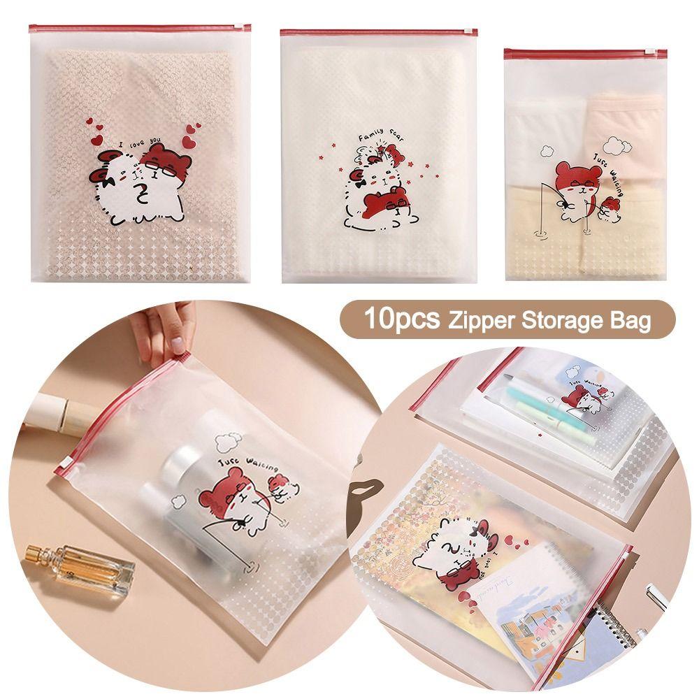 10Pcs Foldable Zipper Storage Bag Cartoon Underwear Shoes Organizer for Home&Travel S
10Pcs Foldable Zipper Storage Bag Cartoon Underwear Shoes Organizer for Home&Travel S