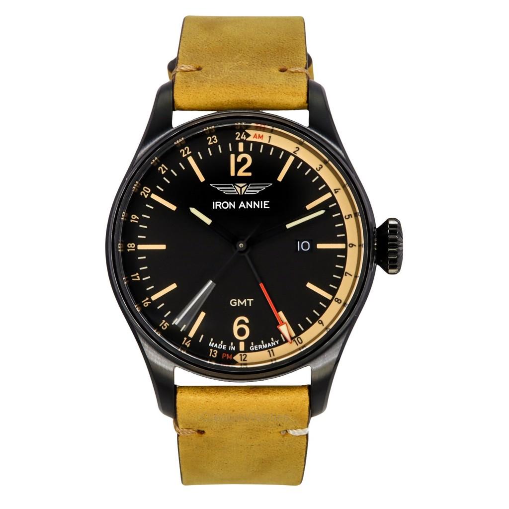 Iron Annie Flight Control Dual Time кожаный ремешок черный циферблат кварцевые мужские часы 51482
Iron Annie Flight Control Dual Time кожаный ремешок черный циферблат кварцевые мужские часы 51482