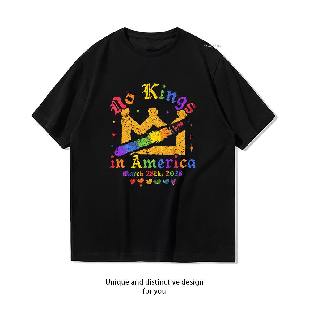 No Kings in America March 28 2026 No Kings Day T Shirt Women Unisex Casual Cotton Graphic T Shirts Creative Camisetas S
No Kings in America March 28 2026 No Kings Day T Shirt Women Unisex Casual Cotton Graphic T Shirts Creative Camisetas S