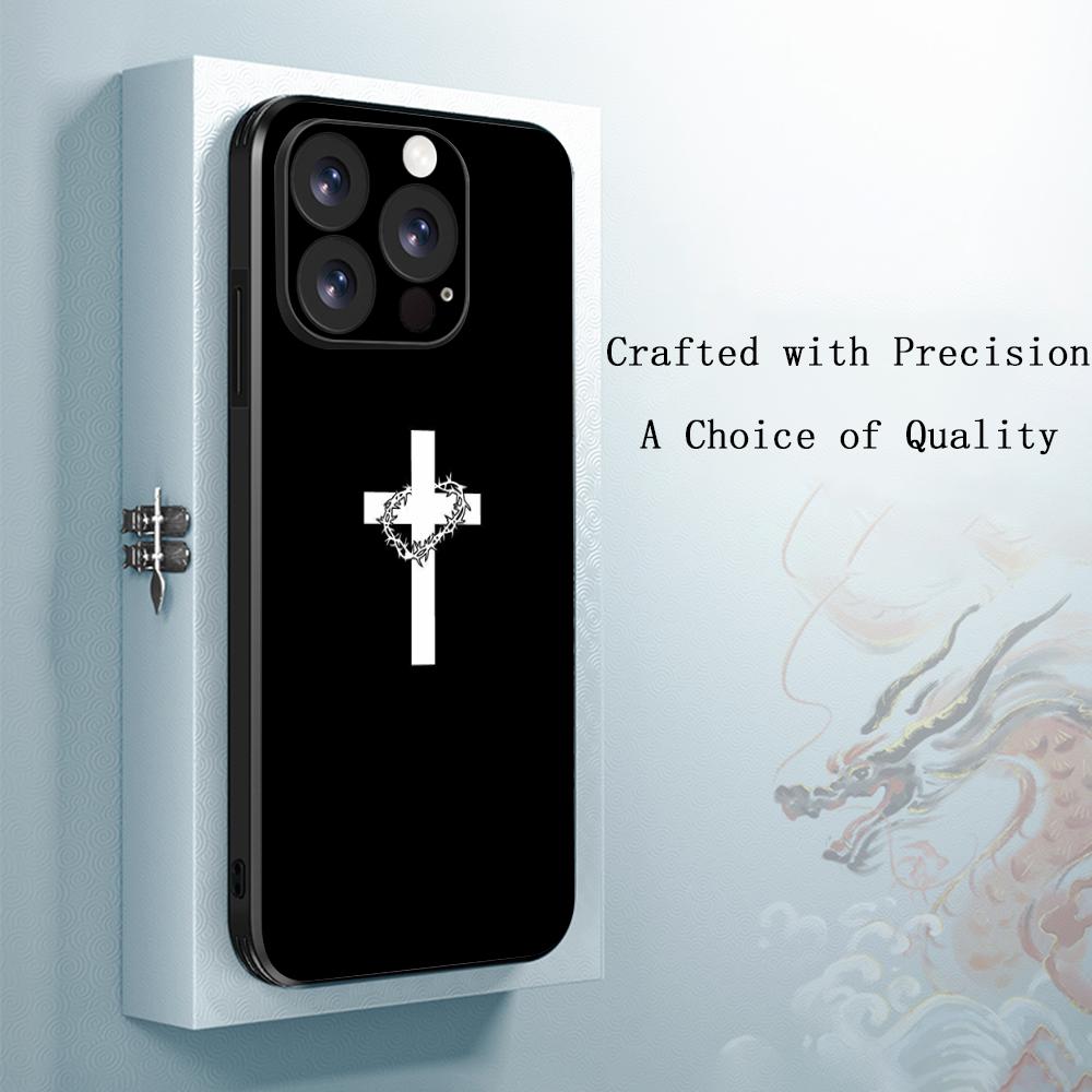 Cross fashion style design ins Phone Case For iPhone 17 16 16e 15 14 13 12 Plus Mini Pro Max Soft black Shockproof Cover iPhone 12 Pro
Cross fashion style design ins Phone Case For iPhone 17 16 16e 15 14 13 12 Plus Mini Pro Max Soft black Shockproof Cover iPhone 12 Pro