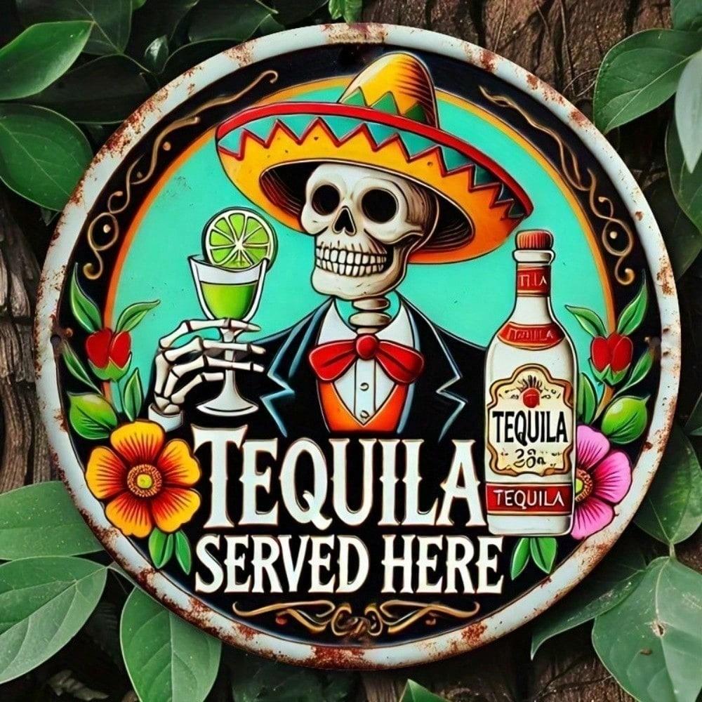 Vintage Tequila 8x8 Inch Retro Round Aluminum Tin Wall Sign, Rustic Metal Pub Bar Kitchen Decor, Home Art різнокольоровий
Vintage Tequila 8x8 Inch Retro Round Aluminum Tin Wall Sign, Rustic Metal Pub Bar Kitchen Decor, Home Art різнокольоровий