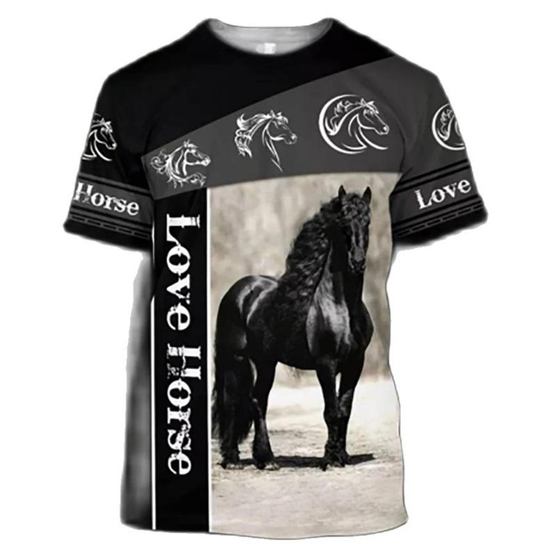 Fashion Love Horse Animal Pattern Tshirt For Men 3D Print Men s Harajuku O-Neck Short Sleeve Oversized Tee Shirts Tops 6XL
Fashion Love Horse Animal Pattern Tshirt For Men 3D Print Men s Harajuku O-Neck Short Sleeve Oversized Tee Shirts Tops 6XL