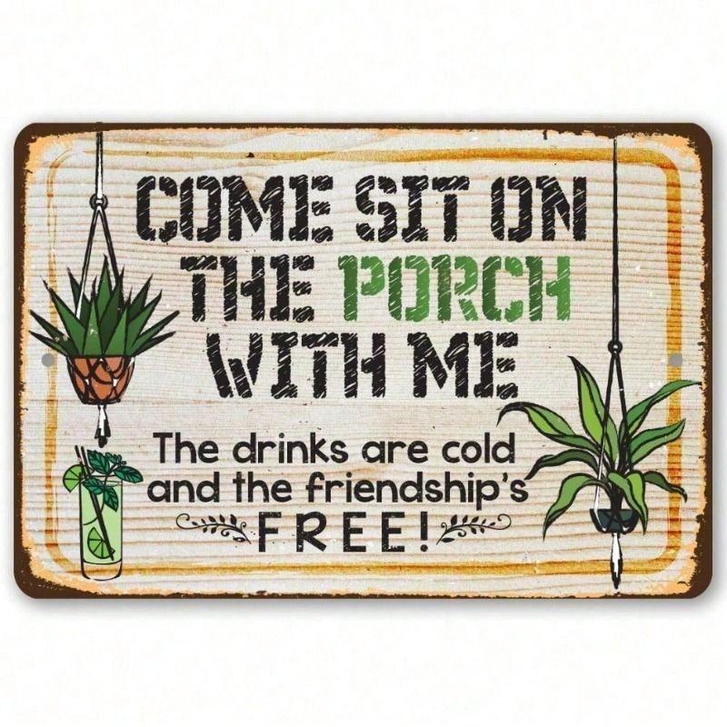 Vintage Metal Poster Wall Art Garden Patio Decor
Vintage Metal Poster Wall Art Garden Patio Decor