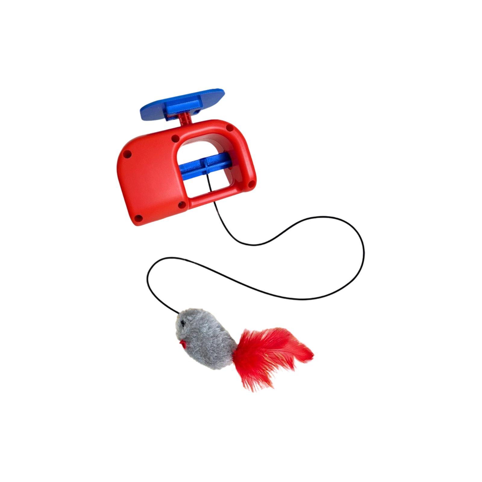 Interactive Cat Toy Automatic Electric Teaser with Handle and Attached Feathered Plush Mouse for Pet Entertainment and Exercise one size
Interactive Cat Toy Automatic Electric Teaser with Handle and Attached Feathered Plush Mouse for Pet Entertainment and Exercise one size