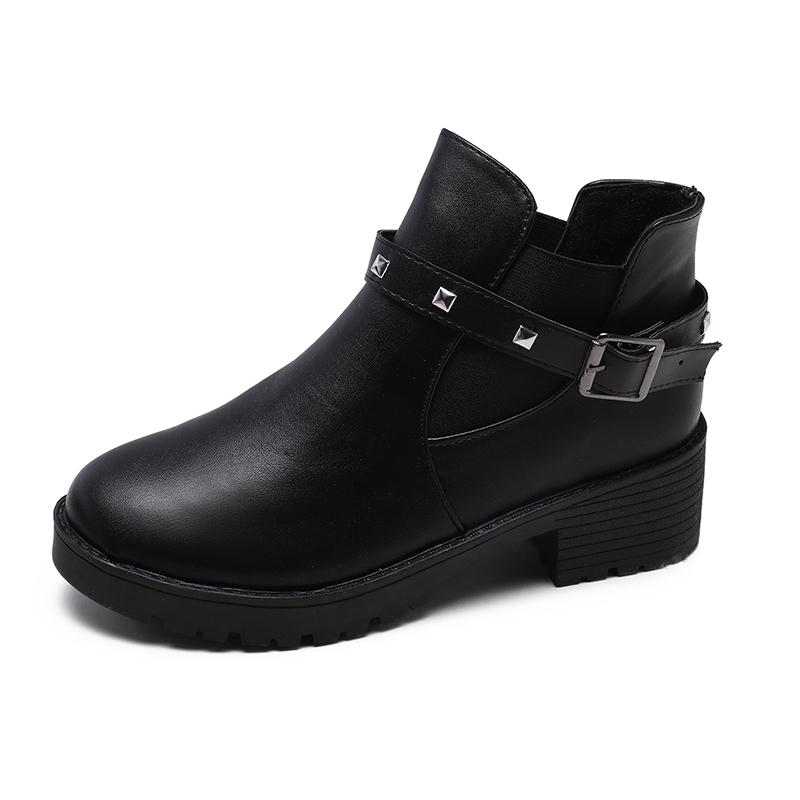 Зимние ботинки, 2024 г., женские зимние ботинки из искусственной кожи на заклепках, теплые ботильоны с меховой плюшевой стелькой, женская обувь, туфли с пряжкой и ремешком 35 чёрный
Зимние ботинки, 2024 г., женские зимние ботинки из искусственной кожи на заклепках, теплые ботильоны с меховой плюшевой стелькой, женская обувь, туфли с пряжкой и ремешком 35 чёрный