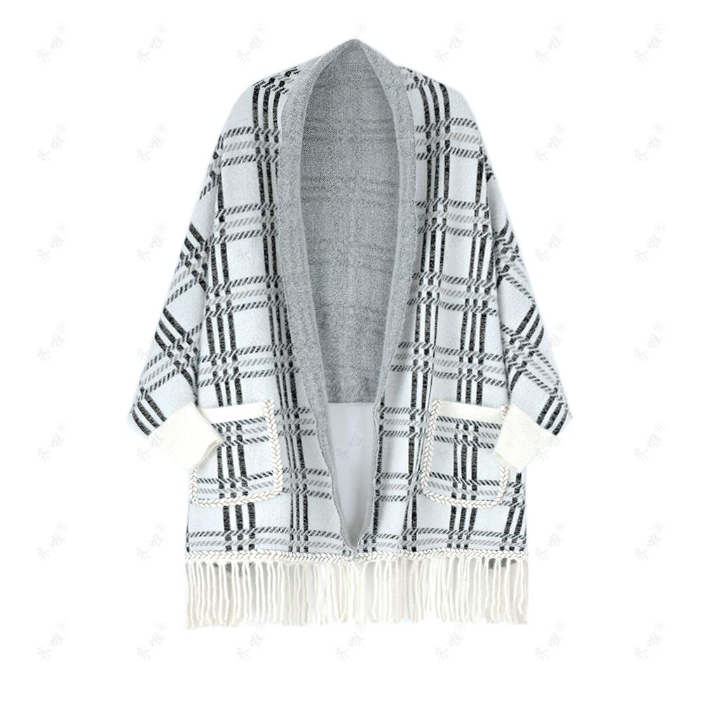 DX Осень и зима Новый большой размер искусственная норка утолщенная клетчатая накидка вязаная с рукавами шаль универсальный ципао с бахромой шарф для женщин One Size белый
DX Осень и зима Новый большой размер искусственная норка утолщенная клетчатая накидка вязаная с рукавами шаль универсальный ципао с бахромой шарф для женщин One Size белый