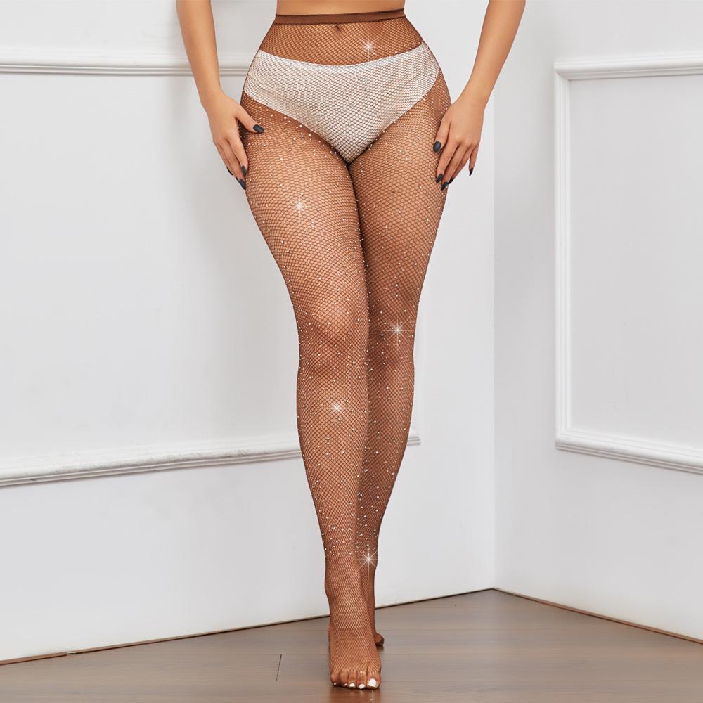 Women Sexy Shiny Rhinestone Fishnet Pantyhose High Waist Hollow Out Mesh Sparkly Tights Night Club Party Lingerie Stocking One Size
Women Sexy Shiny Rhinestone Fishnet Pantyhose High Waist Hollow Out Mesh Sparkly Tights Night Club Party Lingerie Stocking One Size