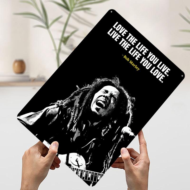 Bob Marley Quote Poster Customized Wall Art Vintage Metal Signs Retro Tin Plaque for Man Cave Interior Decoration Living Room 7.9x11.8In(20x30cm)
Bob Marley Quote Poster Customized Wall Art Vintage Metal Signs Retro Tin Plaque for Man Cave Interior Decoration Living Room 7.9x11.8In(20x30cm)