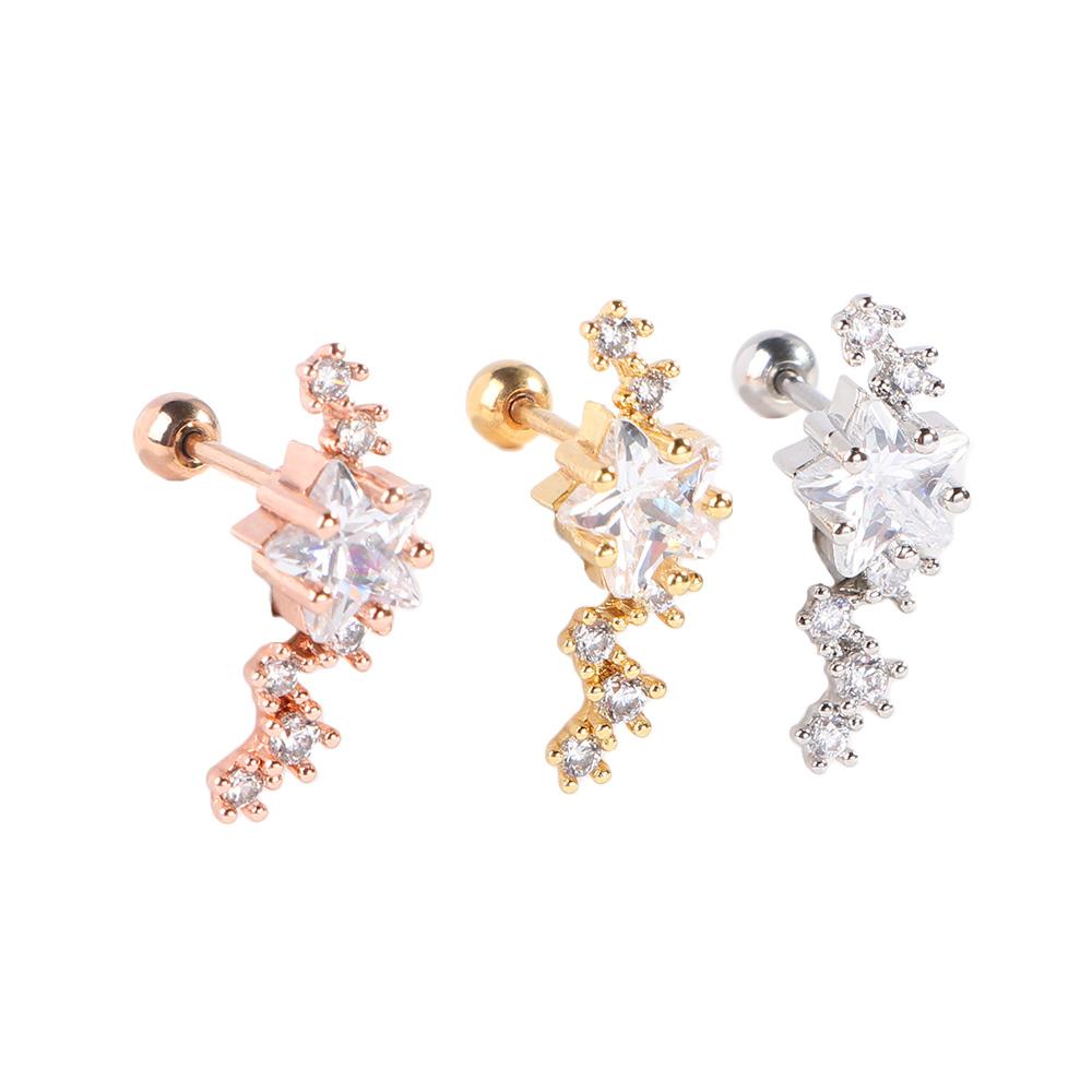 Раковина из нержавеющей стали с кристаллами CZ, изогнутые серьги-гвоздики с винтом на спине, подарки, украшения для пирсинга для женщин
Раковина из нержавеющей стали с кристаллами CZ, изогнутые серьги-гвоздики с винтом на спине, подарки, украшения для пирсинга для женщин