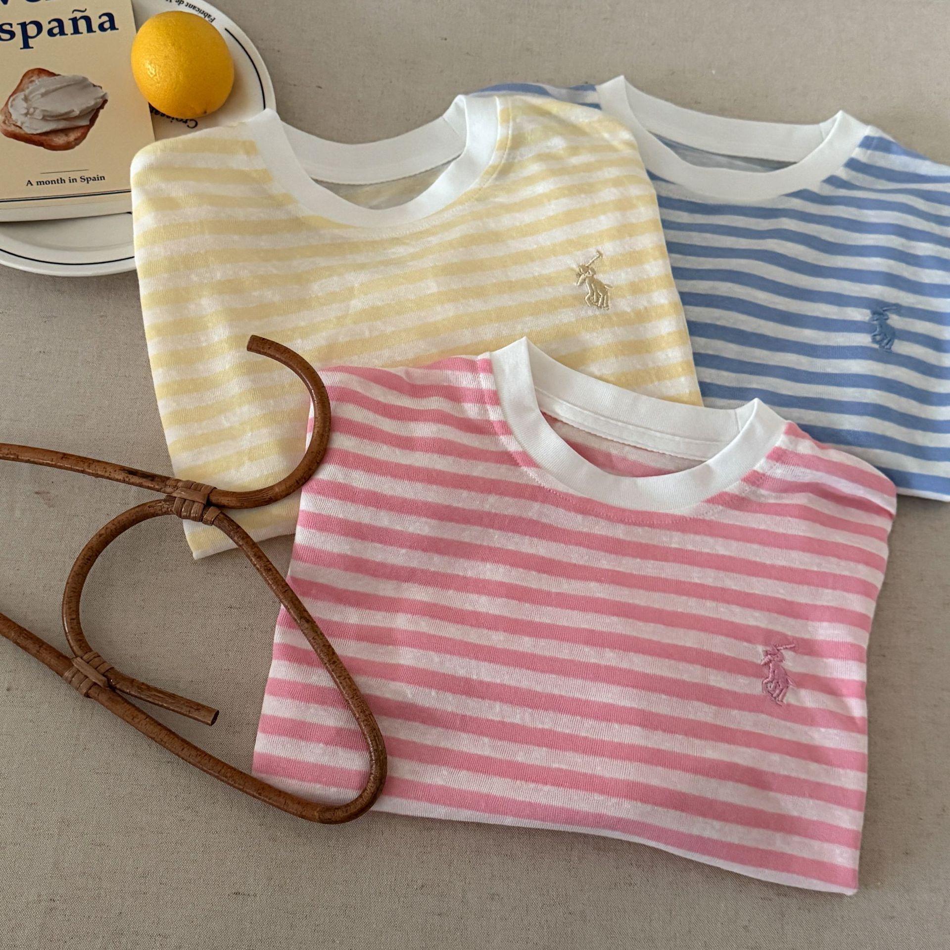 2025 Summer Kids Striped Round Neck T-Shirt - Mosquito-Proof, Cool & Trendy for Boys & Girls 140 cm розовый
2025 Summer Kids Striped Round Neck T-Shirt - Mosquito-Proof, Cool & Trendy for Boys & Girls 140 cm розовый