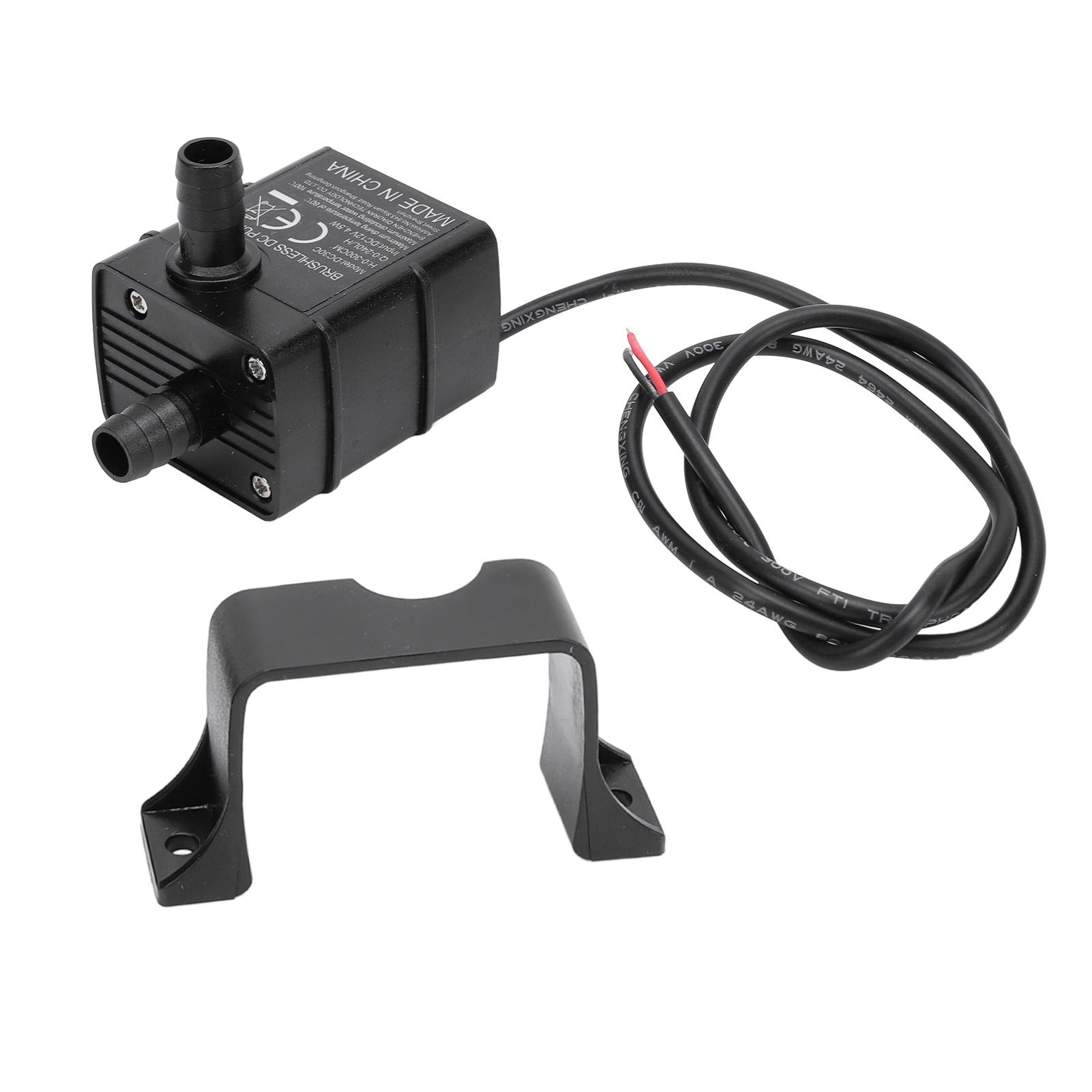 Micro Submersible Pump DC 12V 4.5W 240L/H 300cm Lift IP68 Brushless Water Fountain Pump with LED
Micro Submersible Pump DC 12V 4.5W 240L/H 300cm Lift IP68 Brushless Water Fountain Pump with LED