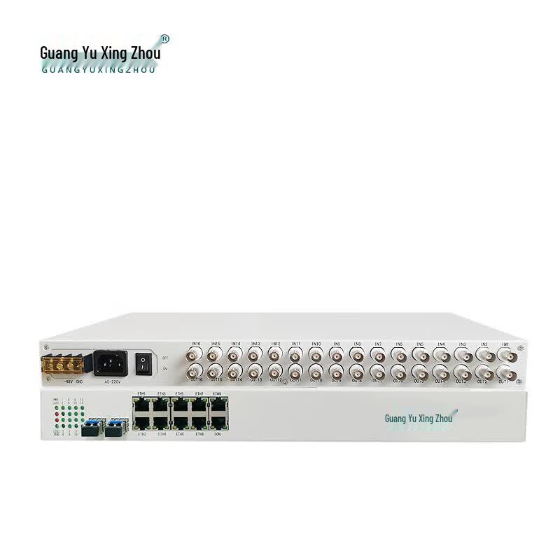 Guangyu Xingzhou 16E1+8FE PDH Optical Transceiver
Guangyu Xingzhou 16E1+8FE PDH Optical Transceiver