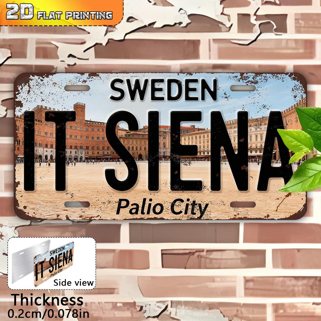 D Flat pc Vintage Siena Italy Aluminum Sign cm x cm Retro Travel Wall Art with Siena Text Durable Aluminum Met 15x30cm(5.9x7.8inch)
D Flat pc Vintage Siena Italy Aluminum Sign cm x cm Retro Travel Wall Art with Siena Text Durable Aluminum Met 15x30cm(5.9x7.8inch)