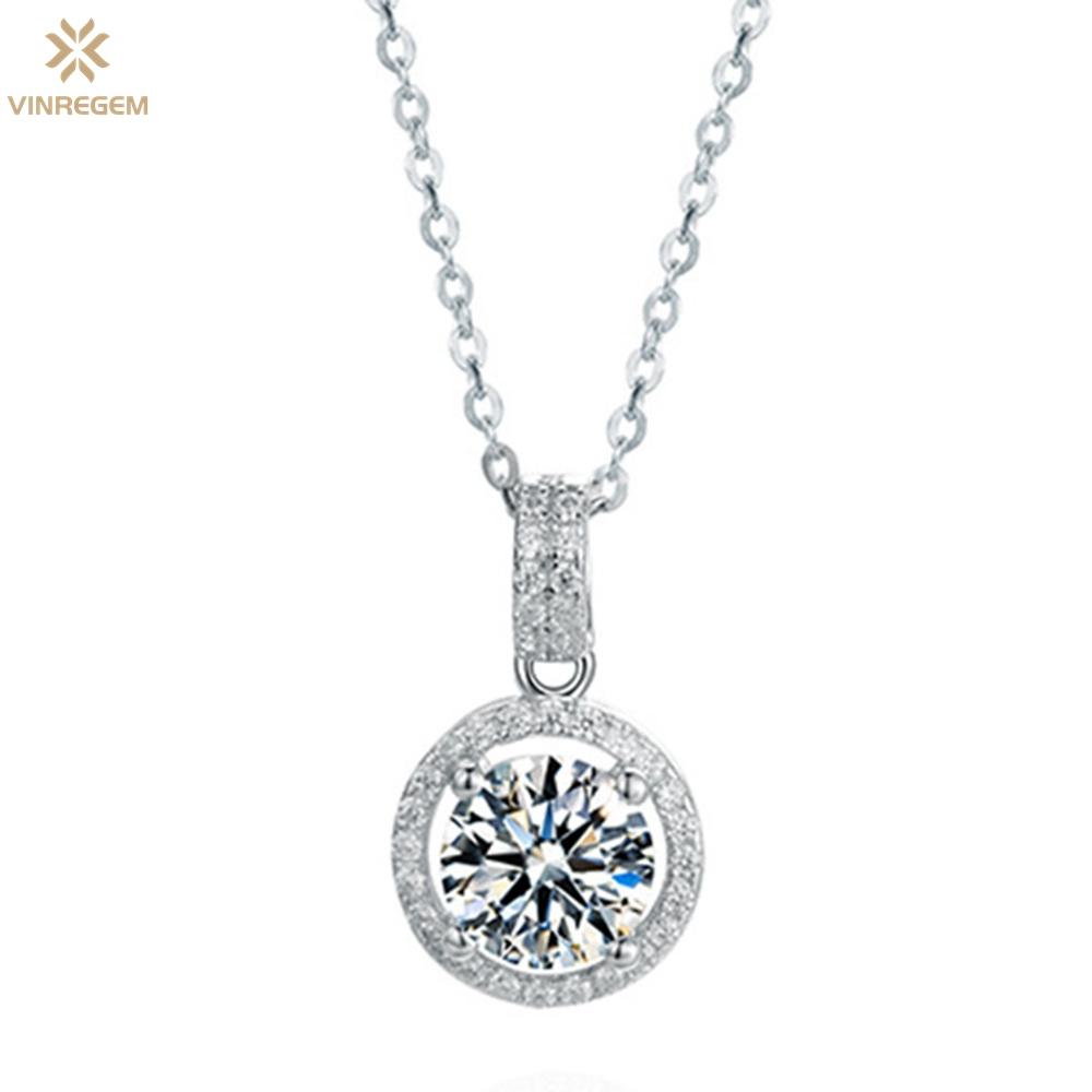 Vinregem Pass Test Diamond 100% стерлинговое серебро 925 пробы VVS1 1CT настоящий муассанит драгоценный камень круглый кулон ожерелье ювелирные изделия с GRA 45CM белый
Vinregem Pass Test Diamond 100% стерлинговое серебро 925 пробы VVS1 1CT настоящий муассанит драгоценный камень круглый кулон ожерелье ювелирные изделия с GRA 45CM белый