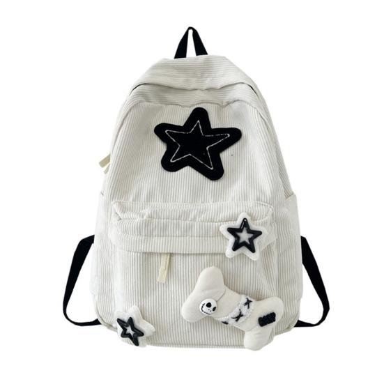 Рюкзак Звезда Большой Вместимости Вельветовый Дневной Рюкзак Портативный Милый Рюкзак с Узором Звезд Регулируемые Лямки для Колледжа Работы Путешествий белый
Рюкзак Звезда Большой Вместимости Вельветовый Дневной Рюкзак Портативный Милый Рюкзак с Узором Звезд Регулируемые Лямки для Колледжа Работы Путешествий белый