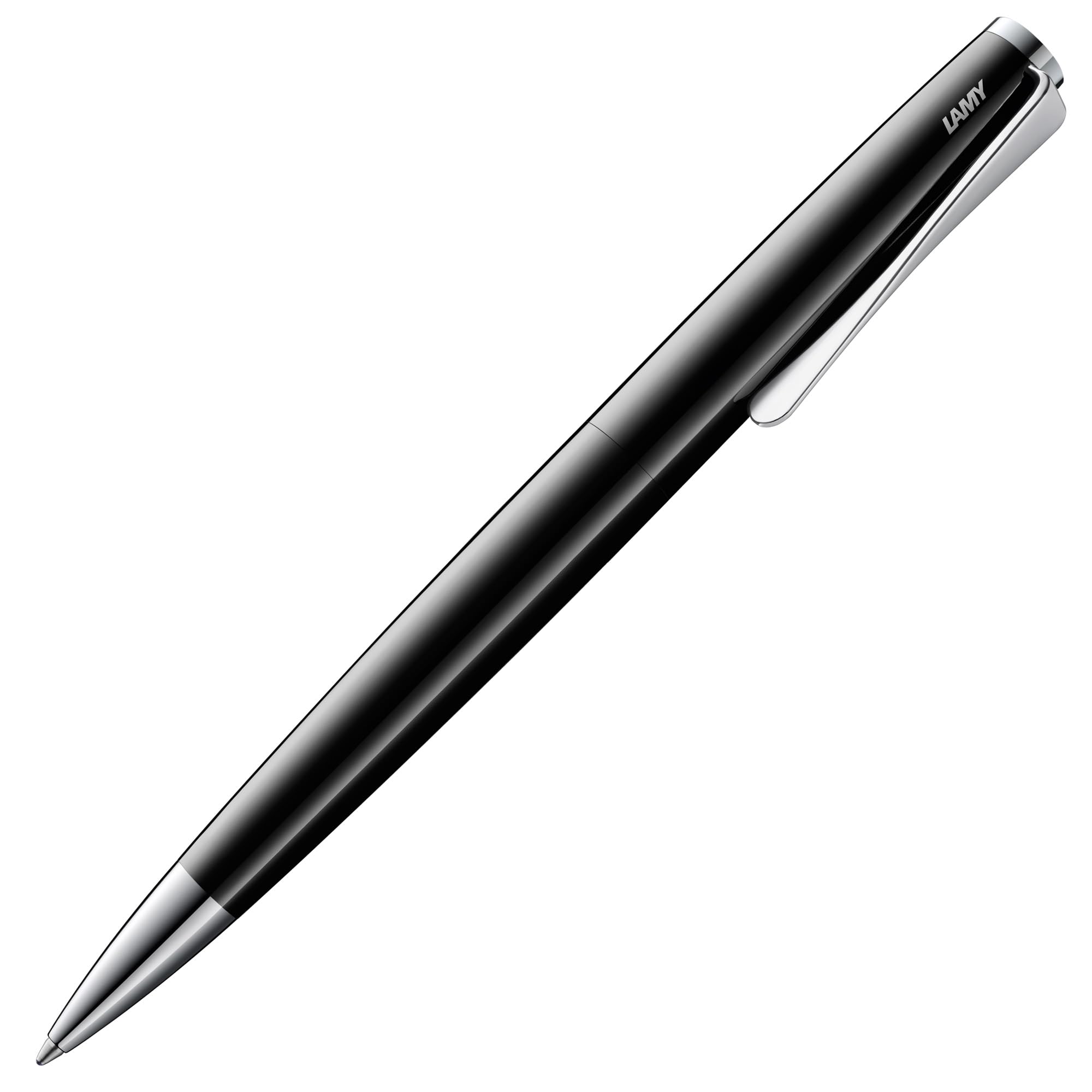 LAMY Studio Piano Black Ballpoint Pen Elegant Stainless Steel Body Propeller Clip Includes Line Width LAMY M 16 - - - High-Yield Refill, M, Black,
LAMY Studio Piano Black Ballpoint Pen Elegant Stainless Steel Body Propeller Clip Includes Line Width LAMY M 16 - - - High-Yield Refill, M, Black,