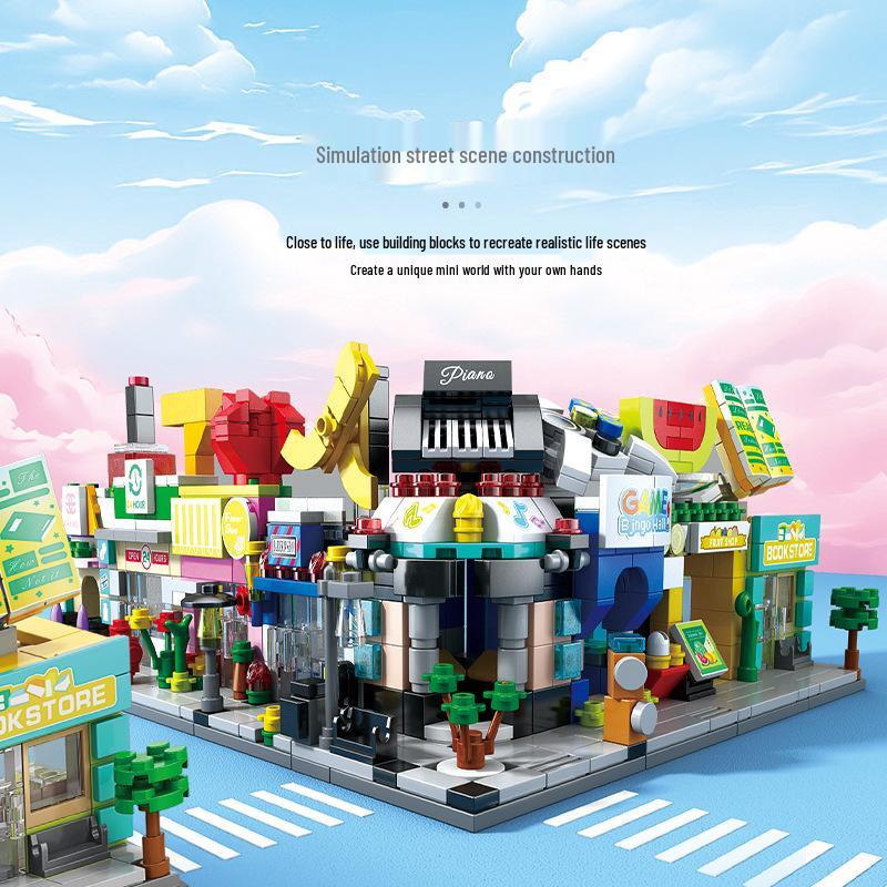 Lele City Life Building Blocks: Colorful, Changeable, Educational Street Scene Model Set 8974
Lele City Life Building Blocks: Colorful, Changeable, Educational Street Scene Model Set 8974