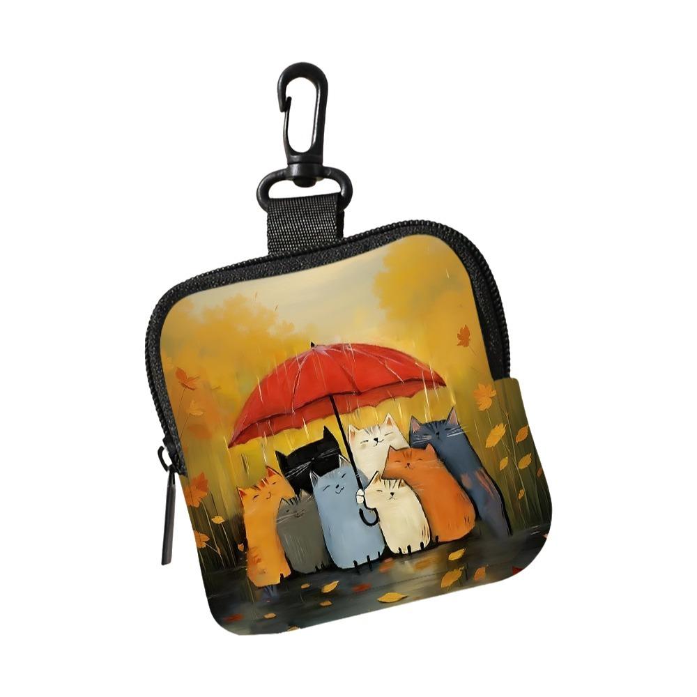 Trendy Mini Cute Cat Coin Purse PVC Water-resistant Zippered Wallet Lightweight Portable Storage Bag Friends Gift
Trendy Mini Cute Cat Coin Purse PVC Water-resistant Zippered Wallet Lightweight Portable Storage Bag Friends Gift