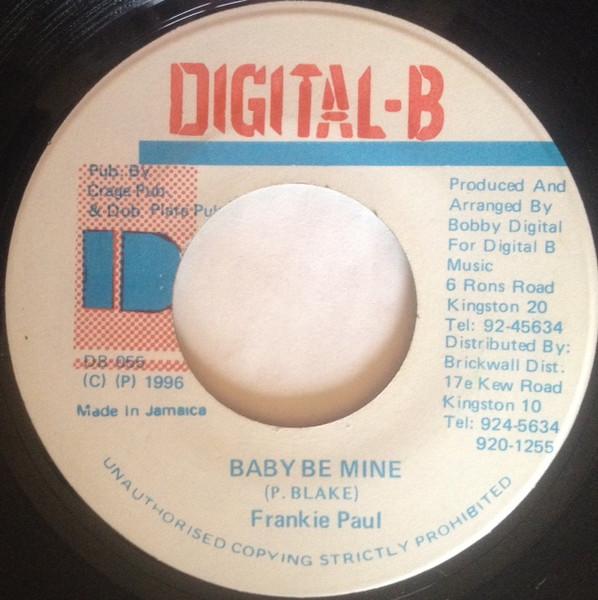 7-дюймовая пластинка FRANKIE PAUL - Baby Be Mine НИКАКОЙ Digital-B 1996 Ямайка Регги, Ска и Даб Б/У
7-дюймовая пластинка FRANKIE PAUL - Baby Be Mine НИКАКОЙ Digital-B 1996 Ямайка Регги, Ска и Даб Б/У