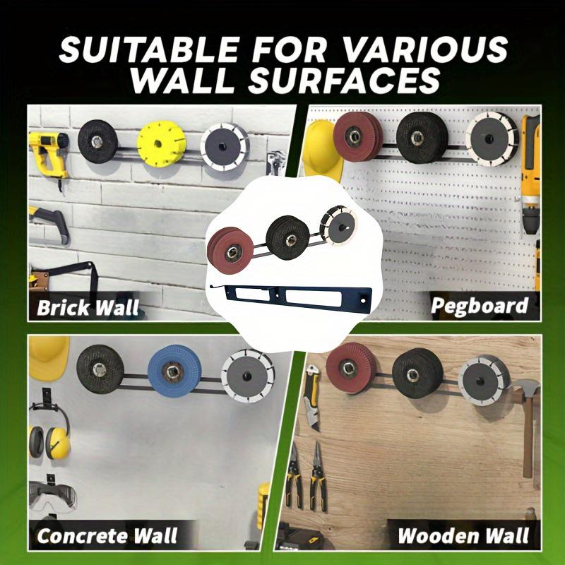 Metal Grinder Disc Storage Rack For 4-1/2 7/8 Cut-Off Wheels Wall-Mounted Organizer Ideal For Workshop, Shed, Garage, And Home
Metal Grinder Disc Storage Rack For 4-1/2 7/8 Cut-Off Wheels Wall-Mounted Organizer Ideal For Workshop, Shed, Garage, And Home